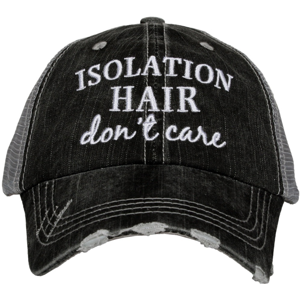 ONE LEFT!!! NEW “ISOLATION HAIR DON'T CARE”WOMEN'S TRUCKER HAT